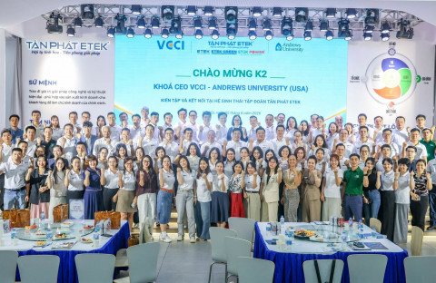 ETEK ĐÓN TIẾP ĐOÀN HỌC VIÊN CEO VCCI × ANDREWS UNIVERSITY ĐẾN KIẾN TẬP VÀ TRẢI NGHIỆM THỰC TẾ